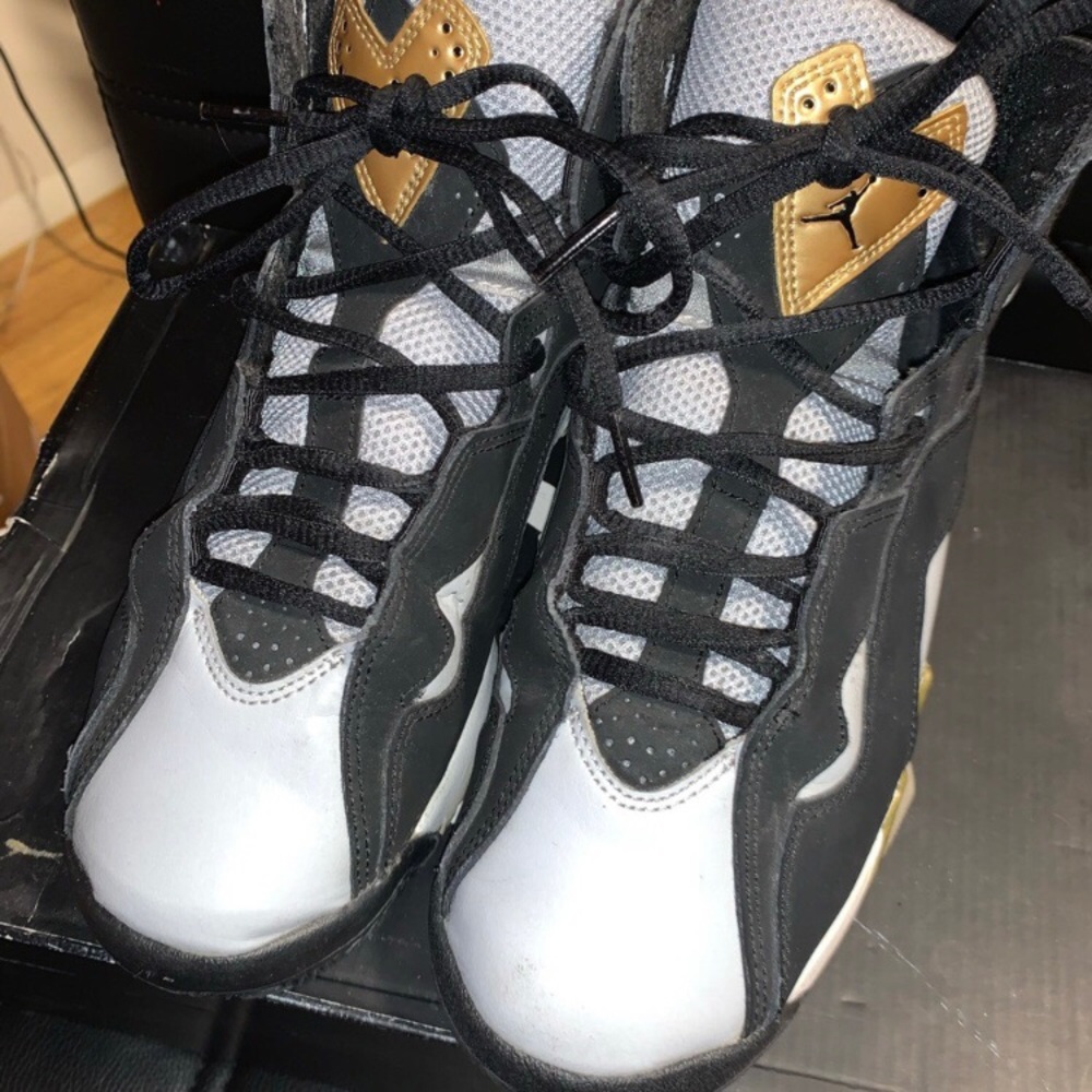 Jordan True Flight Black/Grey/Gold - Gs/Youth